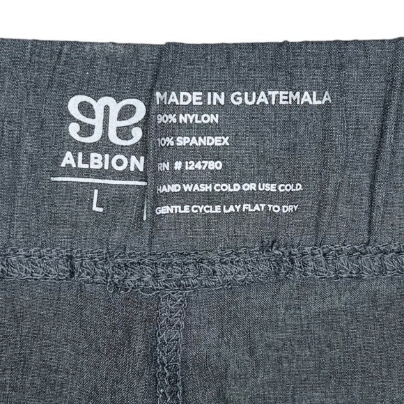 Albion Fit Jetsetters Joggers sz L * Charcoal Gray Jetsetter Jogger Pants - Picture 7 of 7